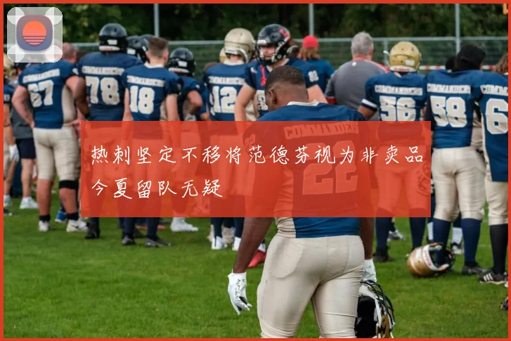 热刺坚定不移将范德芬视为非卖品今夏留队无疑